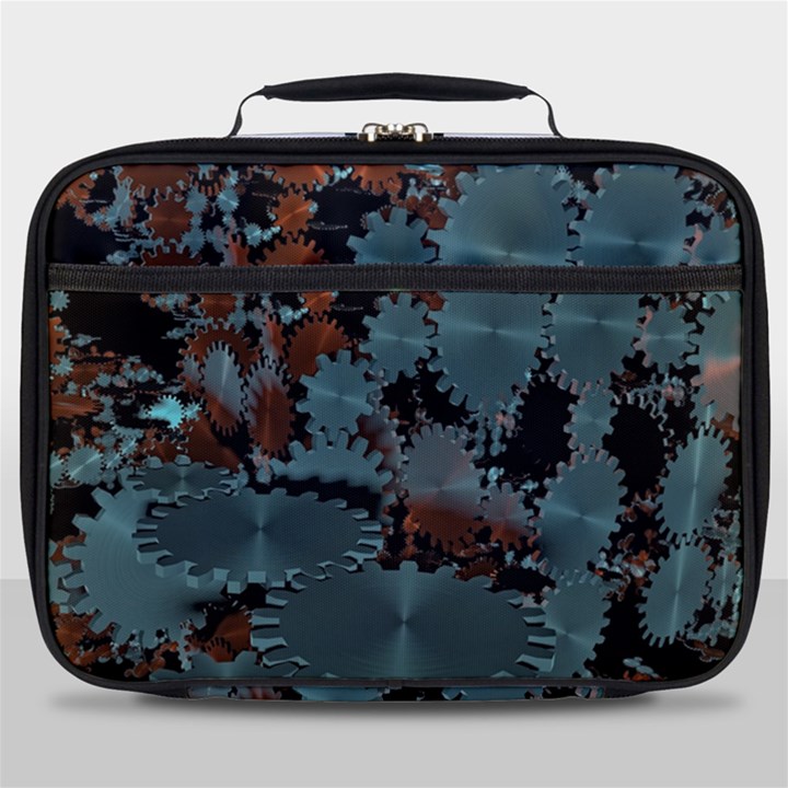 Gear Gears Technology Transmission Full Print Lunch Bag