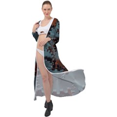 Gear Gears Technology Transmission Maxi Chiffon Beach Wrap