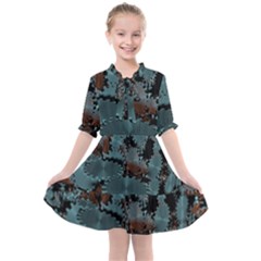 Gear Gears Technology Transmission Kids  All Frills Chiffon Dress