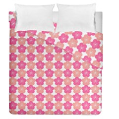 Sakura Flower Pattern Duvet Cover Double Side (queen Size) by Simbadda