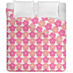 Sakura Flower Pattern Duvet Cover Double Side (california King Size)