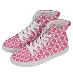 Sakura Flower Pattern Men s Hi-top Skate Sneakers by Simbadda