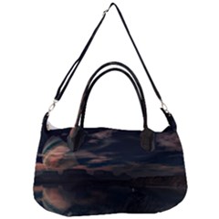 Landscape Planet Sky Lake Removal Strap Handbag by Simbadda