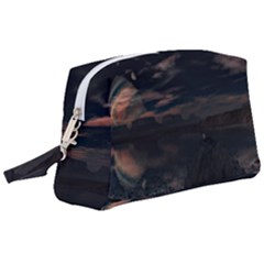 Landscape Planet Sky Lake Wristlet Pouch Bag (large) by Simbadda