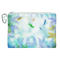 Scrapbooking Tropical Pattern Canvas Cosmetic Bag (xl) by Simbadda