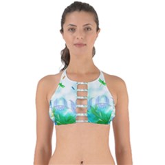 Scrapbooking Tropical Pattern Perfectly Cut Out Bikini Top