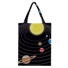 Solar System Planets Sun Space Classic Tote Bag by Simbadda