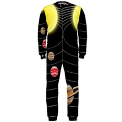 Solar System Planets Sun Space Onepiece Jumpsuit (men)  by Simbadda