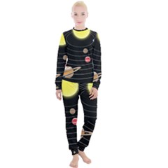 Solar System Planets Sun Space Women s Lounge Set by Simbadda