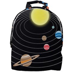 Solar System Planets Sun Space Mini Full Print Backpack by Simbadda