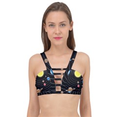 Solar System Planets Sun Space Cage Up Bikini Top