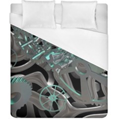 Gears Machine Machines Duvet Cover (california King Size) by Bajindul