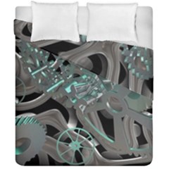 Gears Machine Machines Duvet Cover Double Side (california King Size) by Bajindul