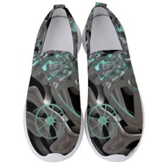 Gears Machine Machines Men s Slip On Sneakers by Bajindul