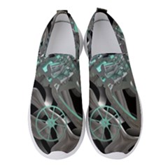 Gears Machine Machines Women s Slip On Sneakers by Bajindul