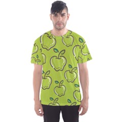 Fruit Apple Green Men s Sports Mesh Tee