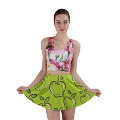 Fruit Apple Green Mini Skirt