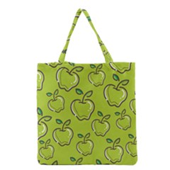 Fruit Apple Green Grocery Tote Bag by HermanTelo