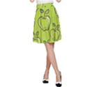 Fruit Apple Green A-Line Skirt View1