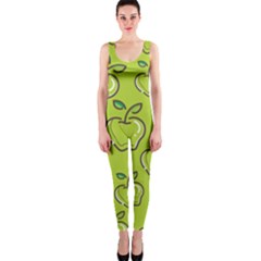 Fruit Apple Green One Piece Catsuit