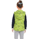 Fruit Apple Green Kids  Hooded Puffer Vest View2