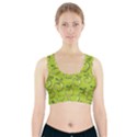 Fruit Apple Green Sports Bra With Pocket View1