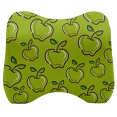 Fruit Apple Green Velour Head Support Cushion