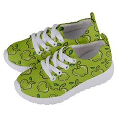 Fruit Apple Green Kids  Lightweight Sports Shoes