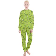 Fruit Apple Green Women s Lounge Set