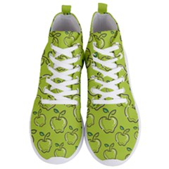 Fruit Apple Green Men s Lightweight High Top Sneakers by HermanTelo