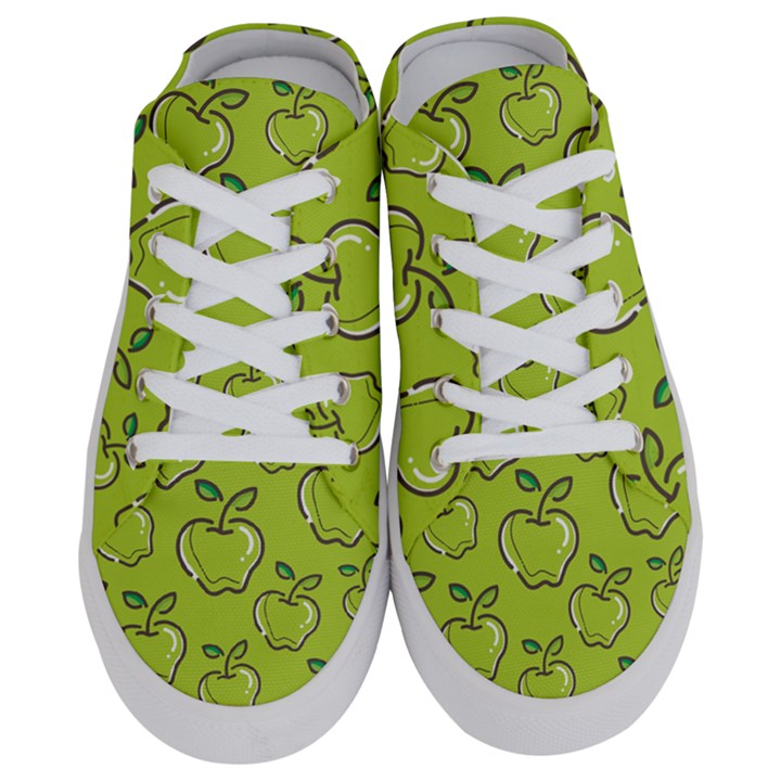 Fruit Apple Green Half Slippers