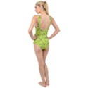 Fruit Apple Green Cross Front Low Back Swimsuit View2