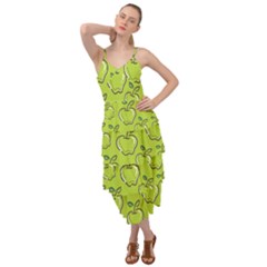 Fruit Apple Green Layered Bottom Dress by HermanTelo