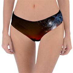 Galaxy Galaxies Bump Together Lava Reversible Classic Bikini Bottoms by Simbadda