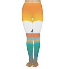 Sunset Beach Beach Palm Ocean Tights by Simbadda