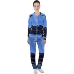 Mountains Galaxy Lake Landscape Casual Jacket And Pants Set by Simbadda