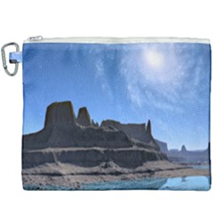 Mountains Galaxy Lake Landscape Canvas Cosmetic Bag (xxxl)