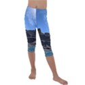 Mountains Galaxy Lake Landscape Kids  Lightweight Velour Capri Leggings  View1