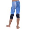 Mountains Galaxy Lake Landscape Kids  Lightweight Velour Capri Leggings  View4