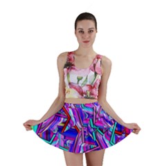 Stars Beveled 3d Abstract Mini Skirt by Mariart