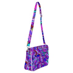 Stars Beveled 3d Abstract Shoulder Bag With Back Zipper