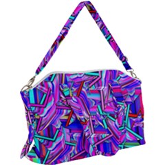 Stars Beveled 3d Abstract Canvas Crossbody Bag