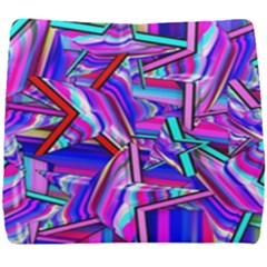 Stars Beveled 3d Abstract Seat Cushion