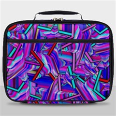 Stars Beveled 3d Abstract Full Print Lunch Bag