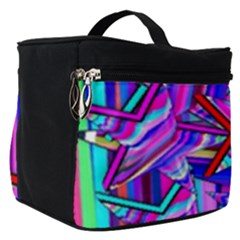 Stars Beveled 3d Abstract Make Up Travel Bag (small) by Mariart