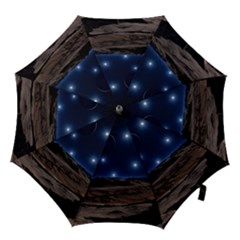 Lunar Landscape Star Brown Dwarf Hook Handle Umbrellas (large) by Simbadda