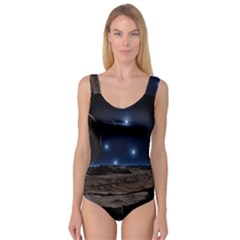 Lunar Landscape Star Brown Dwarf Princess Tank Leotard  by Simbadda