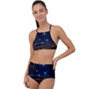 Lunar Landscape Star Brown Dwarf High Waist Tankini Set View1