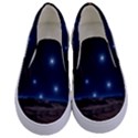 Lunar Landscape Star Brown Dwarf Kids  Canvas Slip Ons View1