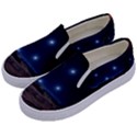 Lunar Landscape Star Brown Dwarf Kids  Canvas Slip Ons View2